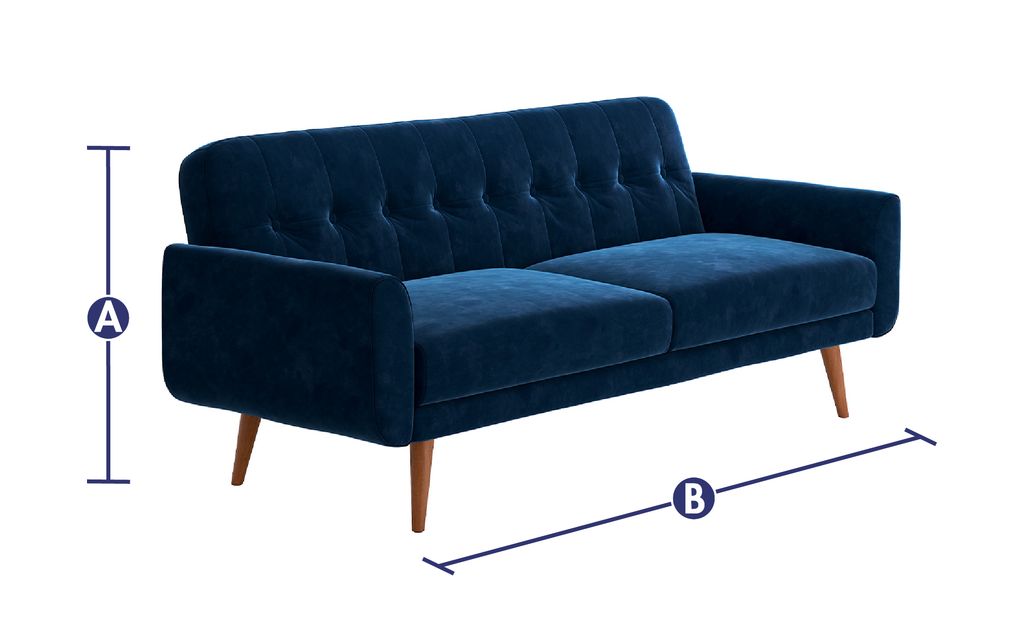 Gallway 3 Seater Clic Clac Sofa Bed Three Seater Sofa Beds